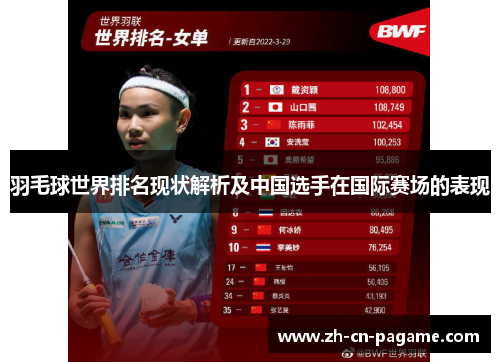 羽毛球世界排名现状解析及中国选手在国际赛场的表现