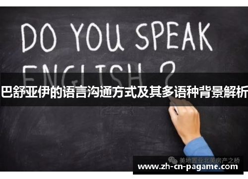 巴舒亚伊的语言沟通方式及其多语种背景解析