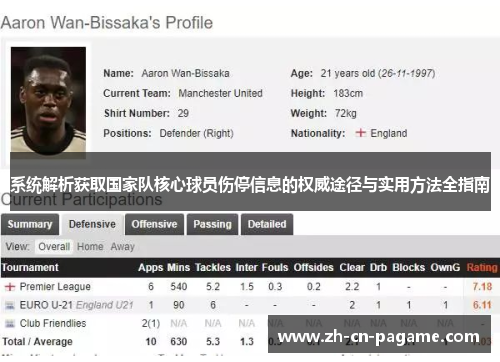 系统解析获取国家队核心球员伤停信息的权威途径与实用方法全指南